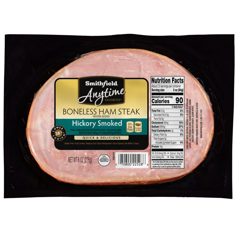 Anytime Favorites Low Sodium Boneless Ham Steak