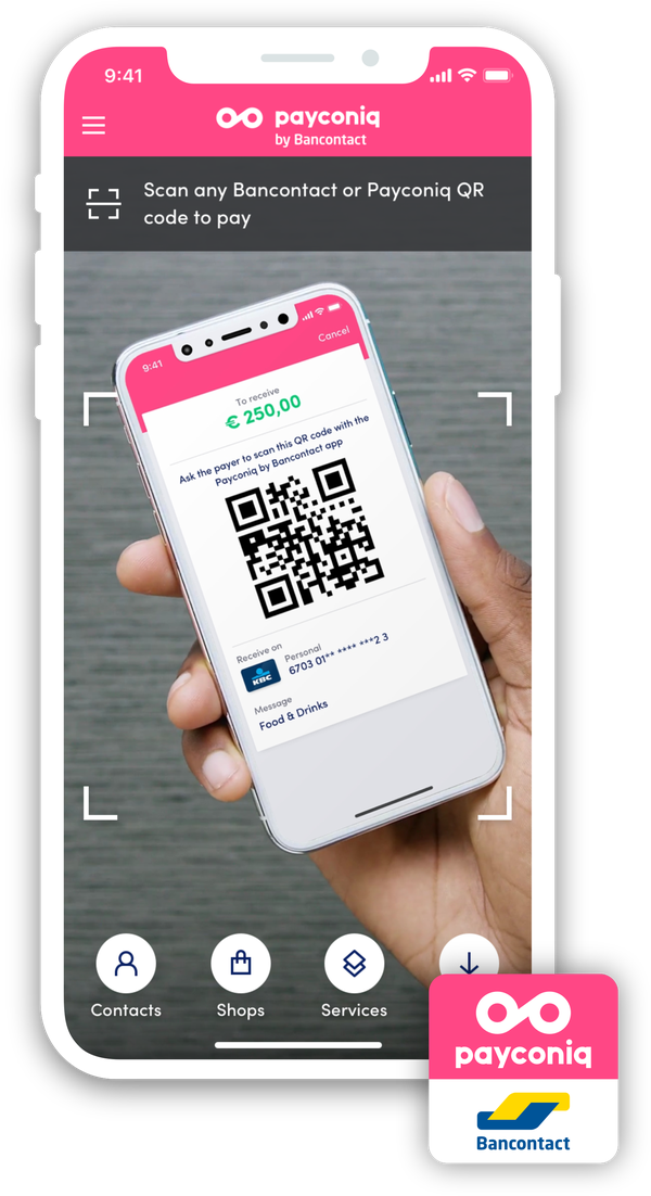 How do I get started with the Payconiq by Bancontact app?