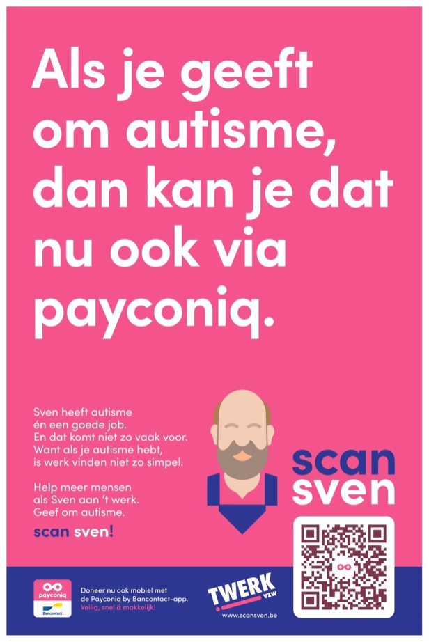 Scan for Change - affiche TWERK 'Scan Sven'