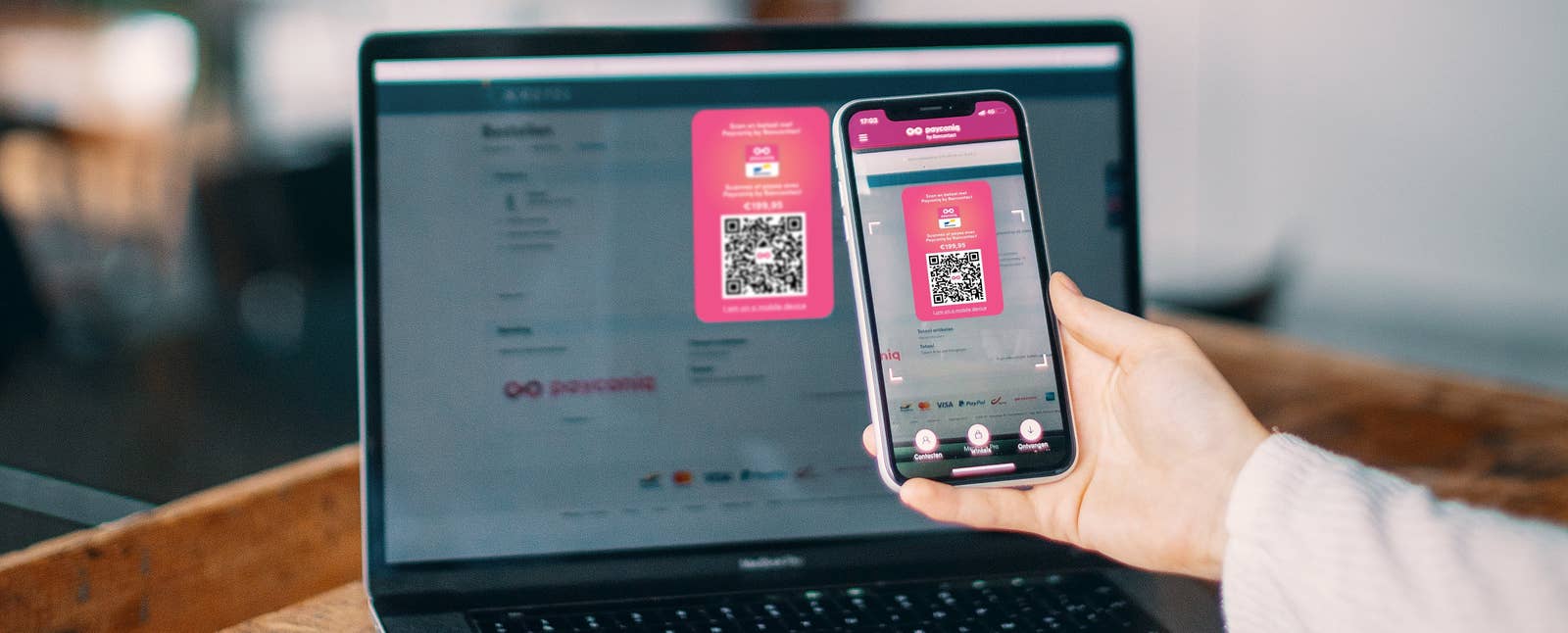 Payconiq als integratie op een kassa, online, op een factuur, in een app of in een gesloten top-up betaalsysteem