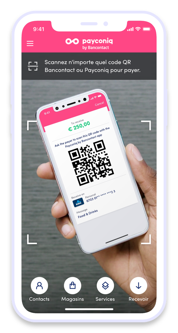 Comment faire pour utiliser l’appli Payconiq by Bancontact ?