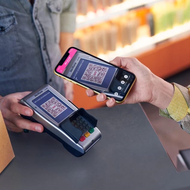 On your existing payment terminal