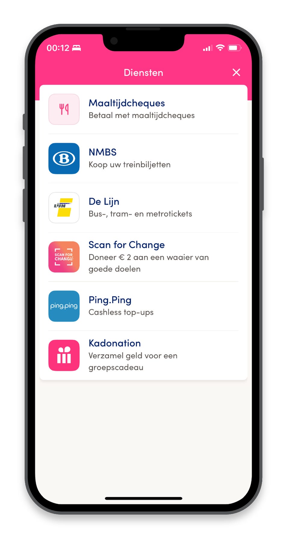 Hoe voeg ik mijn Sodexo Lunch Pass toe aan de app? 