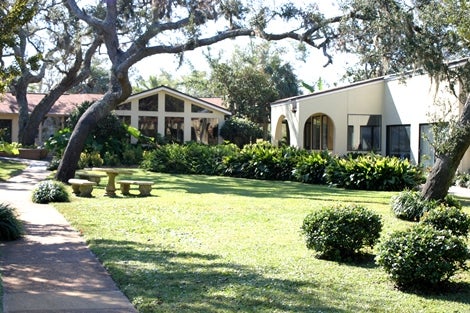 The Friary at Lakeview Center, 4400 Hickory Shores Blvd. Gulf Breeze, Florida, an addictions treatment facility.