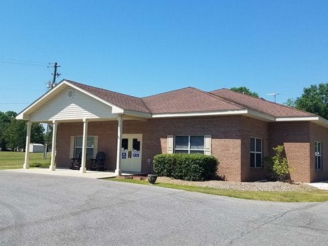 Pictured is the building for Lakeview Center Century Clinic located in Century Florida.