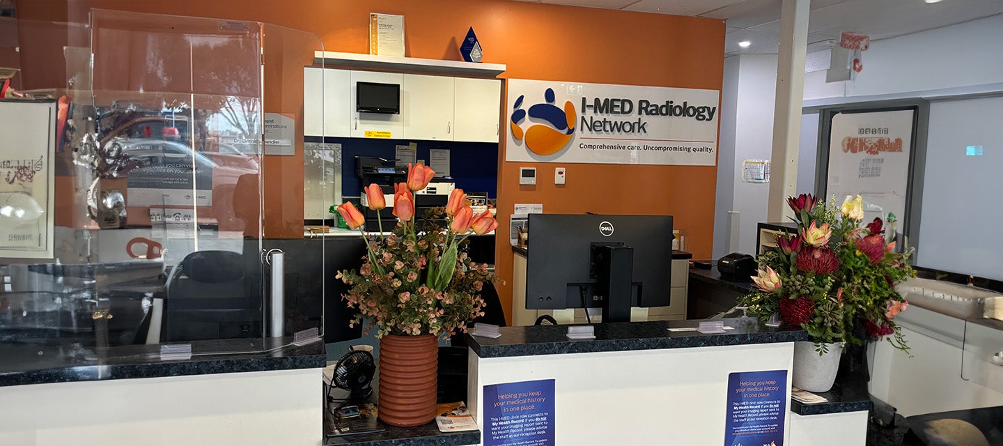 A photo of I-MED Radiology Cranbourne reception