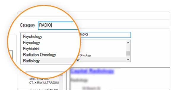 Search existing contact in BP