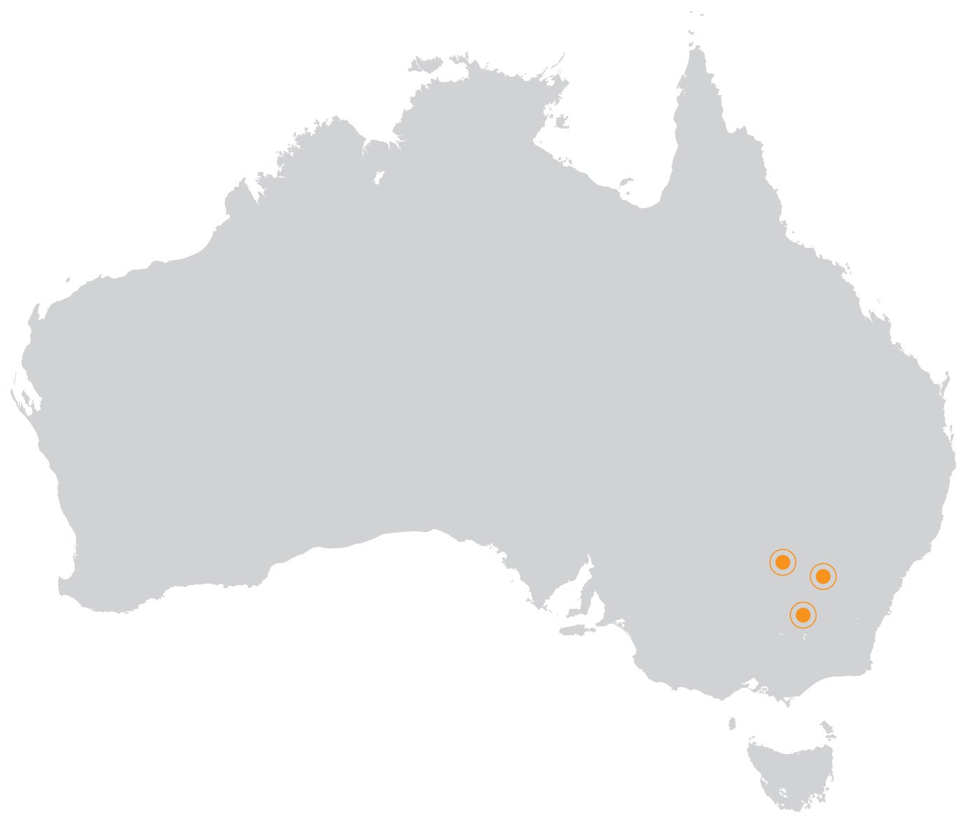 MAP OF REGIONAL NSW