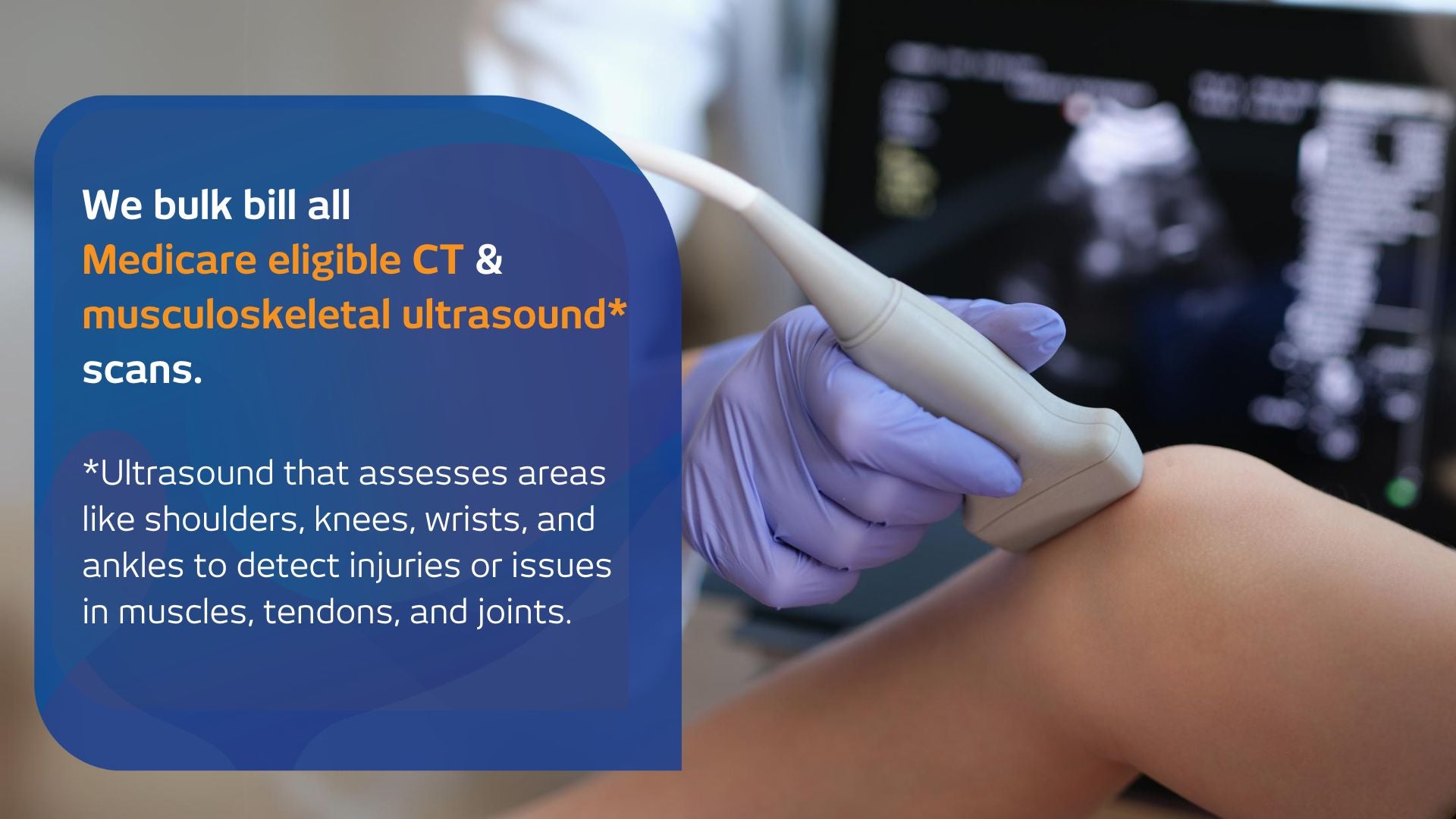 I-MED Radiology Brisbane South bulk bill musculoskeletal ultrasound and all Medicare-eligible CT scans. Springwood, Upper Mt Gravatt, Carina, Morningside & Capalaba