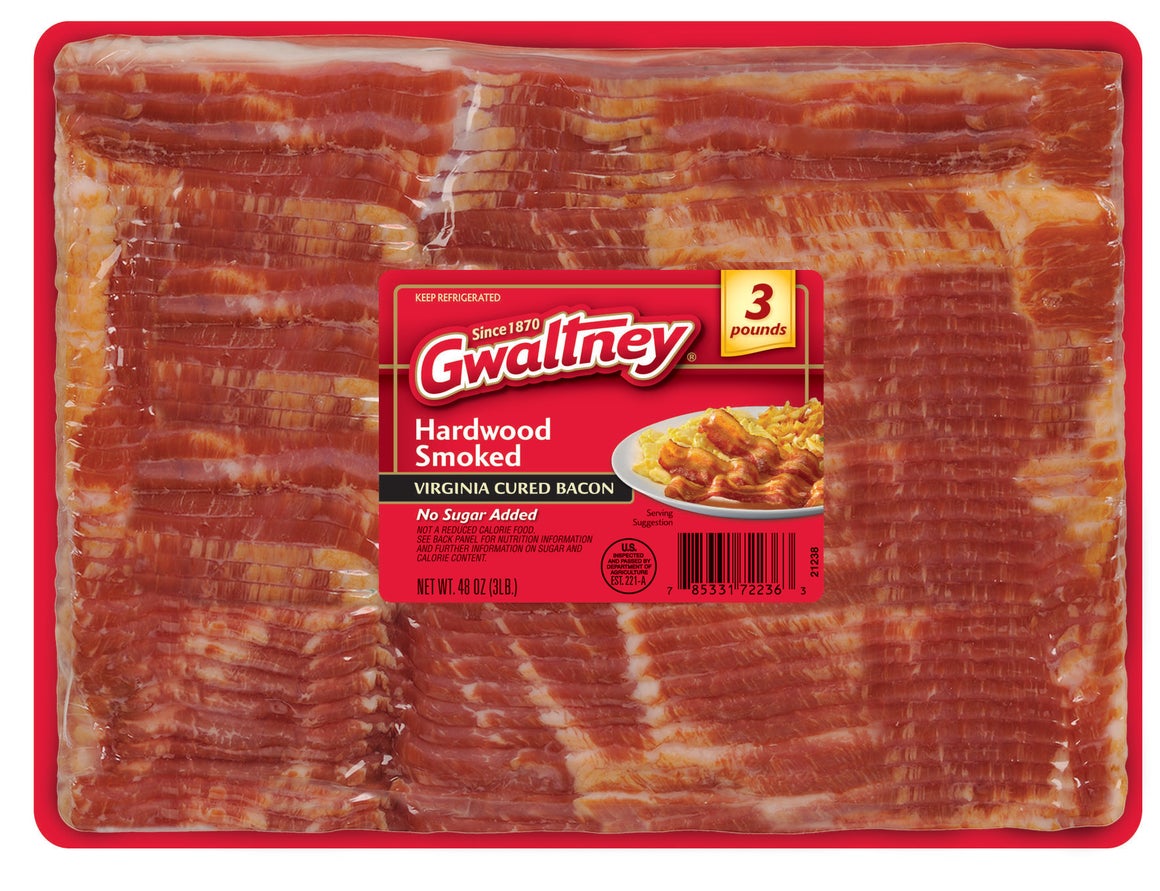 Hardwood Smoked Sliced Bacon 48oz.