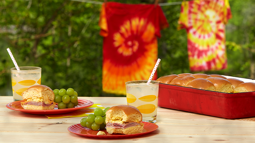 Breakfast Sliders & Tie-Dye