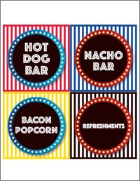 Movie Night Sign 3
