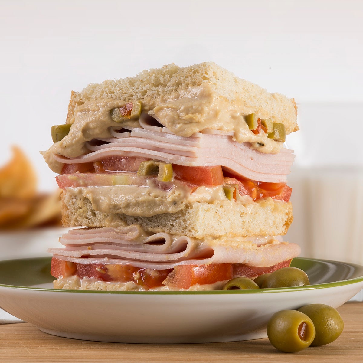 The Loaded Turkey and Hummus Sandwich