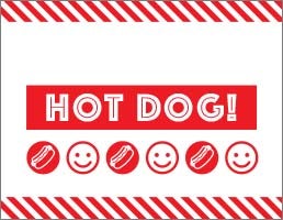 Hot Dog Stand Sign 6