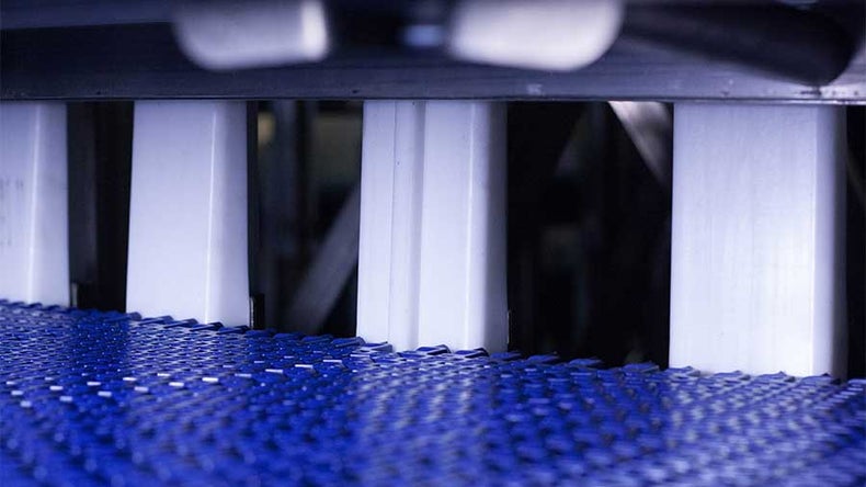 White plastic DirectDrive System cage bar caps