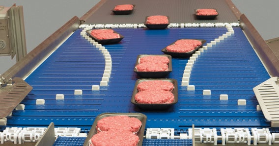 Hamburger crudi sul riunitore AIM
