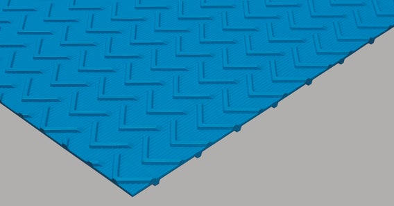 Tapis transporteur ThermoDrive Ribbed V-Top
