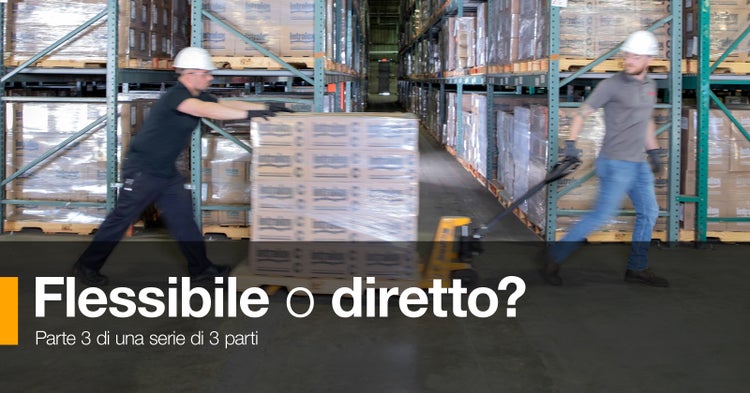 Flessibile o diretto? Parte 3 di una serie in 3 parti