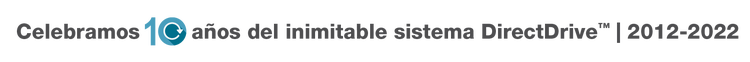 "Celebramos 10 años del inimitable sistema DirectDrive | 2012-2022"