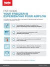 Checklist: Five Signs Your Freezer Is Experiencing Poor Airflow