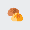 Ikona przedstawiająca dwie bułeczki obiadowe