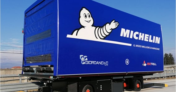 Vehículo guiado automatizado de Michelin