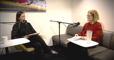 Podcast participants talking