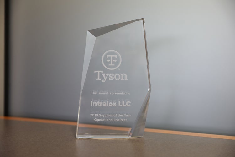 Premio di Fornitore dell'anno 2019 conferito da Tyson
