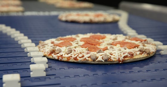 Pizza na Combinação AIM