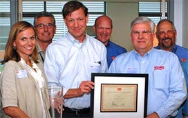 Tyson Supplier of the year