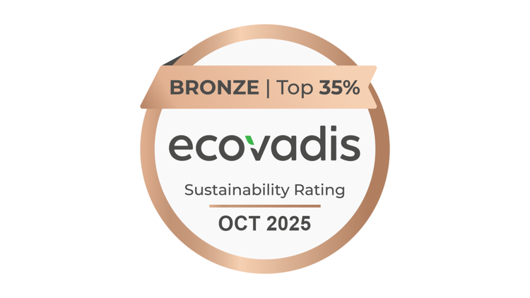EcoVadis bronze badge logo