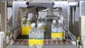Bottles of water on ARB switching conveyor
