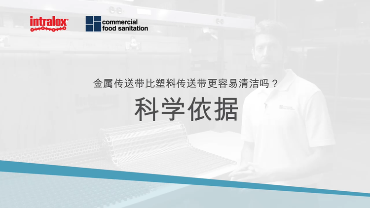文字:“金属传送带比塑料传送带更容易清洁吗?有科学依据么?”