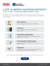 5 Tips To Improve Sanitation Efficiency That Your Team Can Implement Now
