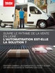 Couverture illustrée du livre blanc : « Suivre le rythme du e-commerce : l'automatisation est-elle la solution ? Découvrir comment l'automatisation du tri permet de faire face aux défis des entreprises de traitement des colis »