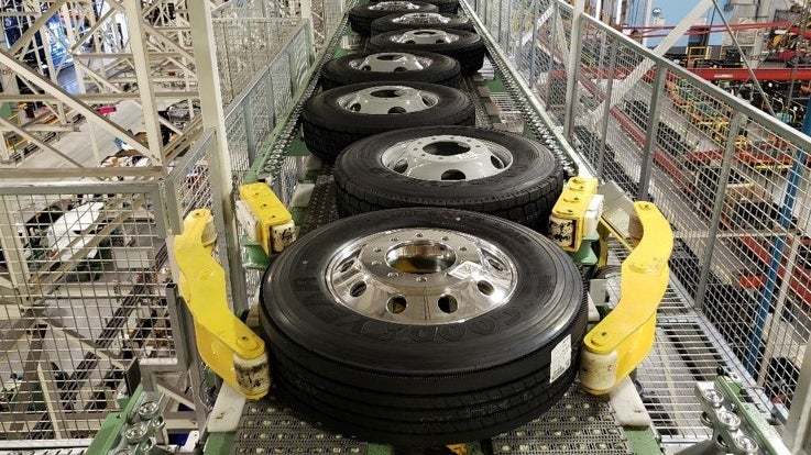 Pneumatici sui nastri trasportatori di accumulo Roller Top