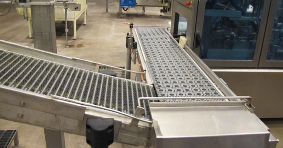 Transferencia a 90 grados ARB perpendicular al transportador inclinado con bandas con parte superior de fricción