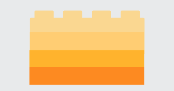 Icône de blocs Lego empilés