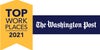 O logotipo do ranking dos melhores locais para trabalhar, de acordo com o The Washington Post