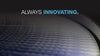 Video cover image with blue radius belt, text: "Always Innovating" 