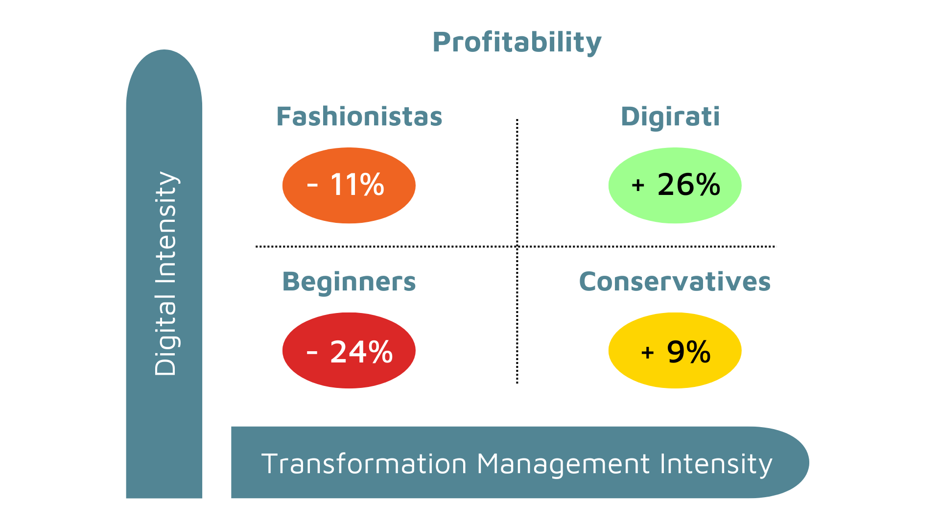 Digital Maturity Matrix with Profitability implications