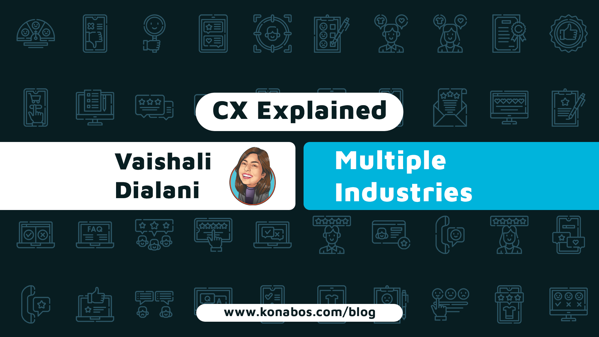 Animated image of Vaishali Dialani, our Customer Experience (CX) expert, alongside the blog title, 'Navigating the Unfamiliar Waters of CX in New Industries'. The image represents Vaishali with the visual elements typically associated with her brand, ensuring an engaging visual introduction to the blog. The series name, 'CX Explained', is also prominently displayed, indicating that the blog is a part of this insightful and informative series aimed at explaining various aspects and nuances of Customer Experience.