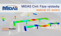 Midas Civil – Fáze výstavby