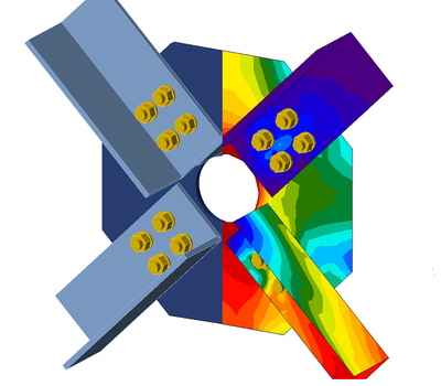 Bolted gusset plate truss connections