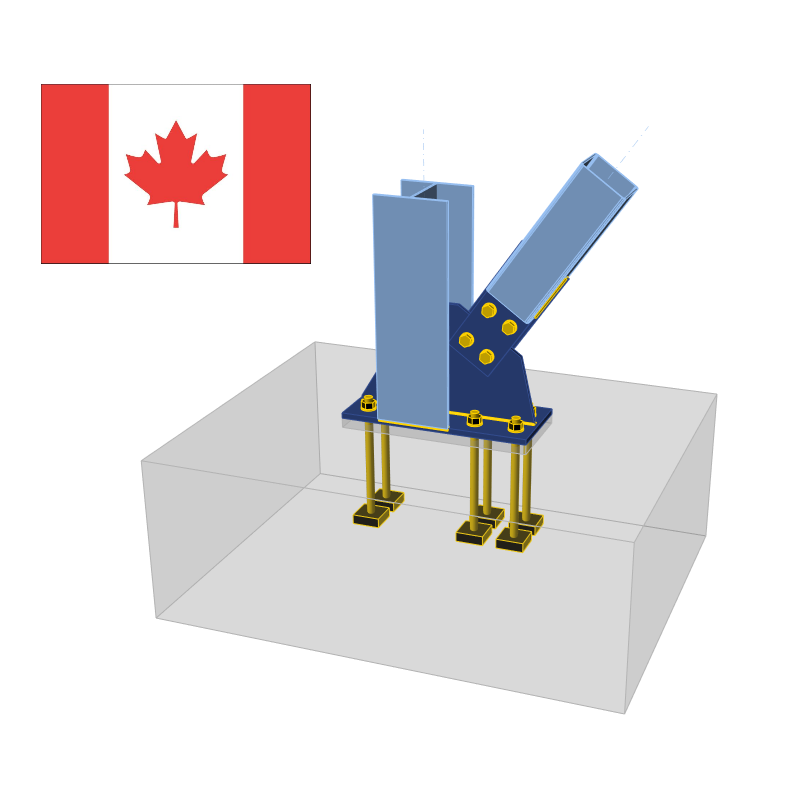 Steel Connection Component Checks According to Canadian Standards