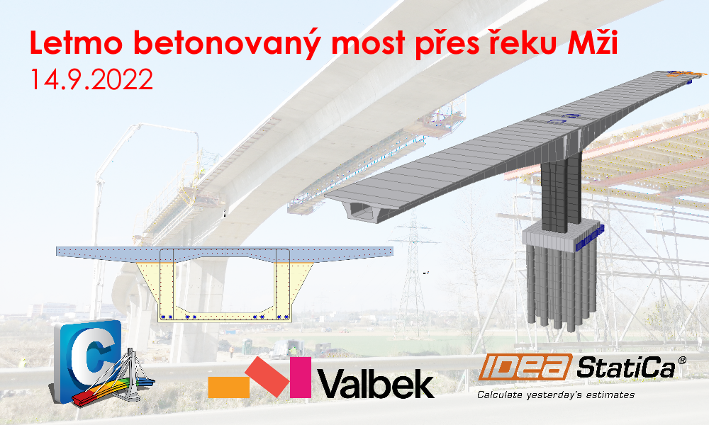 Letmo betonovaný most přes řeku Mži