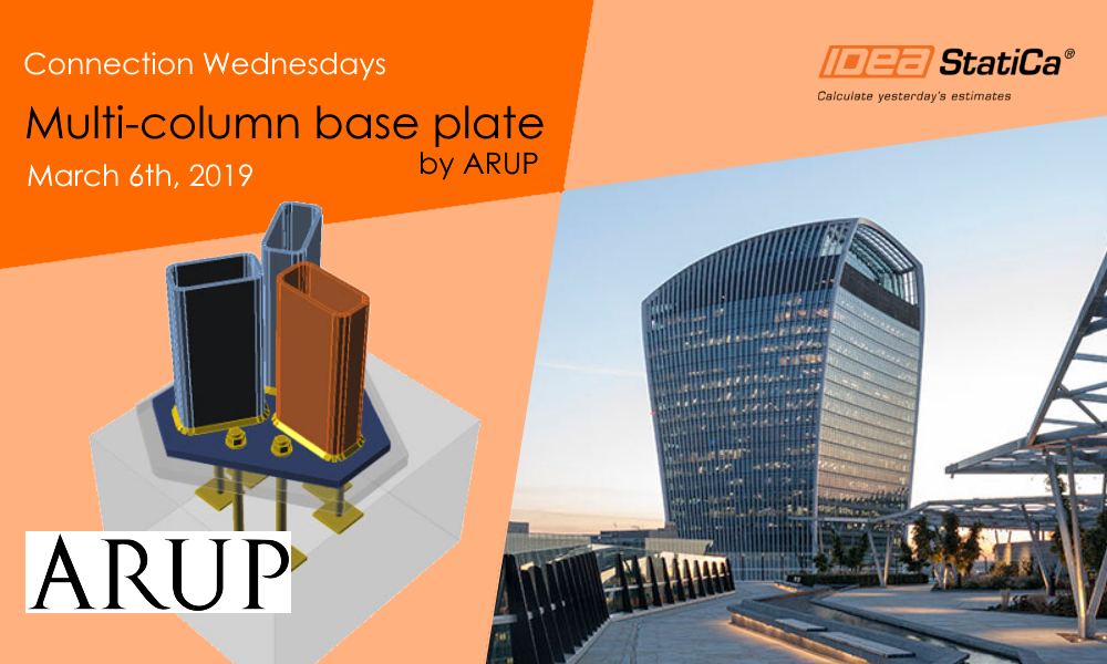 Connection Wednesdays – Multi-column base plate by ARUP