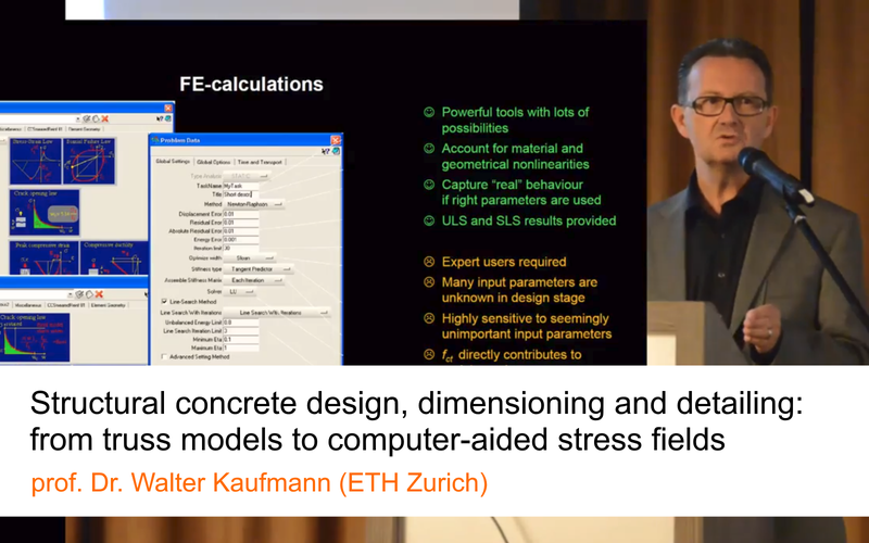 Prof. Kaufmann’s lecture on IDEA StatiCa Detail