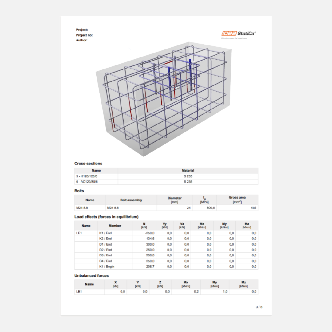 Image of anchoring structural design report