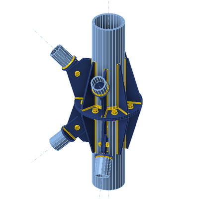 Transmission tower joint